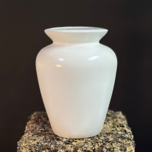 Classic White Ceramic Vase